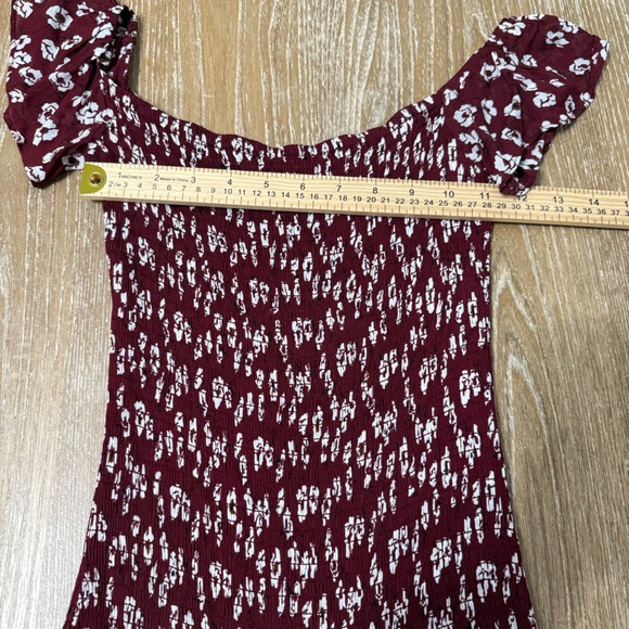 Zara The Rose Off The Shoulder Floral Smocked Dress Women’s XS Boho Western - Picture 6 of 8